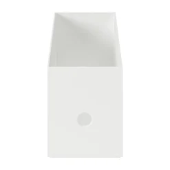 Petits Rangements En Polypropylène|Boîtes Et Rangement De Bureau^Muji Demi boîte archive grise en PP L10X P32X H12cm