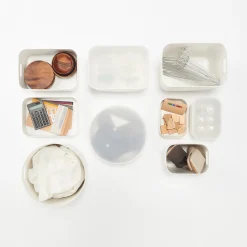 Rangements En Polyéthylène Souple^Muji Demi‐bac en polyéthylène souple L18X P25.5X H24cm