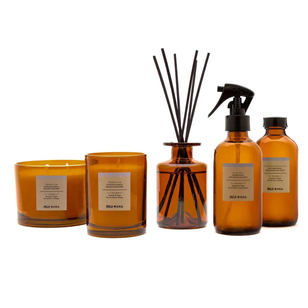 Diffuseurs Et Parfums D'Ambiance^Muji Diffuseur en spray ‐ Sel de mer et sauge 250 ml