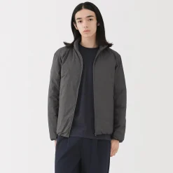 Vestes Et Manteaux^Muji Doudoune légère pliable en nylon recyclé à col montant pour homme