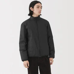 Vestes Et Manteaux^Muji Doudoune légère pliable en nylon recyclé à col montant pour homme