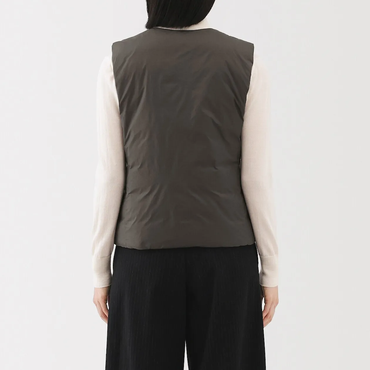 Vestes Et Manteaux^Muji Doudoune légère pliable en nylon recyclé sans manche sans col pour femme
