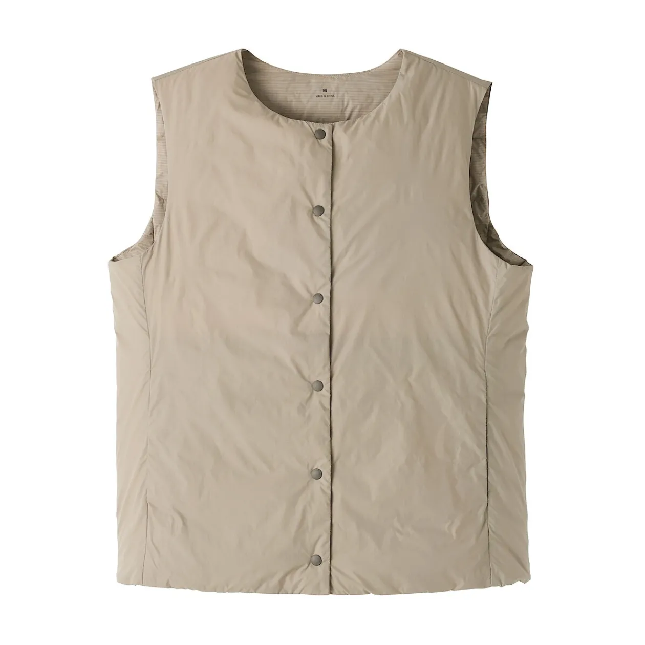 Vestes Et Manteaux^Muji Doudoune légère pliable en nylon recyclé sans manche sans col pour femme