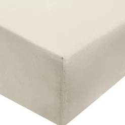 Draps De Lit^Muji Drap housse en coton délavé ‐ 140 x 200 x 18‐28 cm