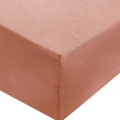 Draps De Lit^Muji Drap housse en coton délavé ‐ 100 x 200 x 18‐28 cm