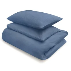 Draps De Lit^Muji Drap housse en coton délavé ‐ 180 x 200 x 18‐28 cm