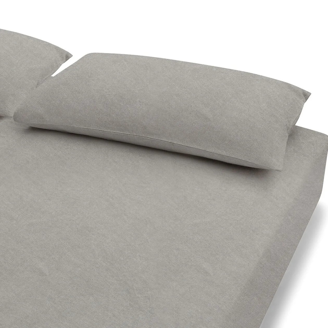 Draps De Lit^Muji Drap housse en coton délavé ‐ 180 x 200 x 18‐28 cm