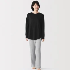 Pyjamas Et Vêtements D'Intérieur^Muji Ensemble de vêtements d'intérieur à manches longues en mélange de lyocell pour femme