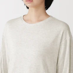 Pyjamas Et Vêtements D'Intérieur^Muji Ensemble de vêtements d'intérieur à manches longues en mélange de lyocell pour femme