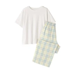 Pyjamas Et Vêtements D'Intérieur^Muji Ensemble d'intérieur avec pantalon en double gaze pour femme