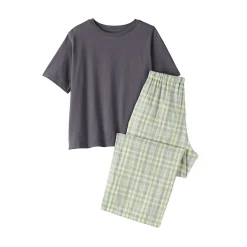 Pyjamas Et Vêtements D'Intérieur^Muji Ensemble d'intérieur avec pantalon en double gaze pour femme