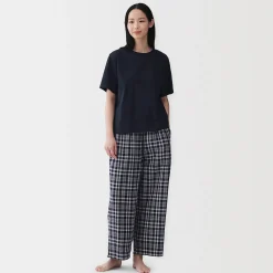 Pyjamas Et Vêtements D'Intérieur^Muji Ensemble d'intérieur avec pantalon en double gaze pour femme