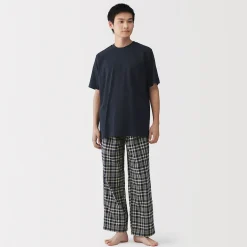Pyjamas Et Vêtements D'Intérieur^Muji Ensemble d'intérieur avec pantalon en double gaze pour homme