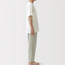 Pyjamas Et Vêtements D'Intérieur^Muji Ensemble d'intérieur avec pantalon en double gaze pour homme