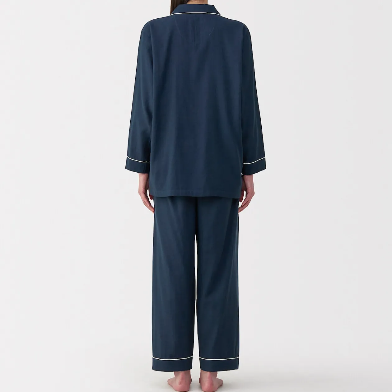 Pyjamas Et Vêtements D'Intérieur^Muji Ensemble pyjama à manches longues en gaze double pour femme