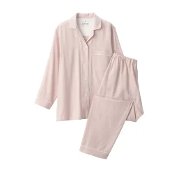 Pyjamas Et Vêtements D'Intérieur^Muji Ensemble pyjama à manches longues en gaze double pour femme