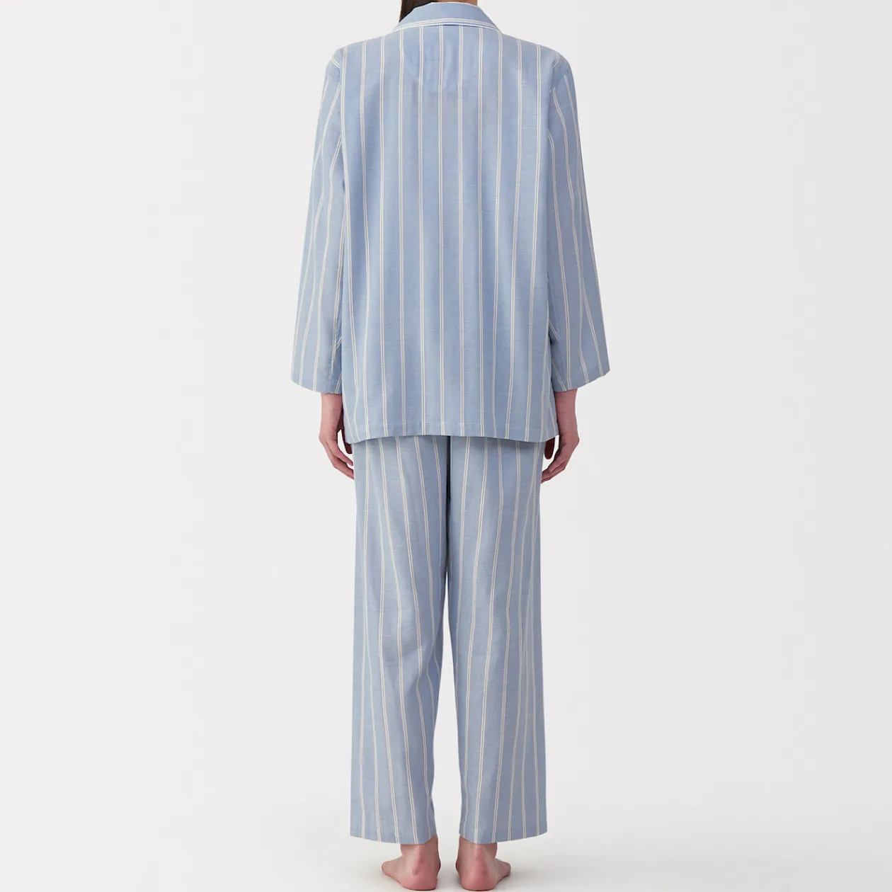 Pyjamas Et Vêtements D'Intérieur^Muji Ensemble pyjama à manches longues en gaze double pour femme