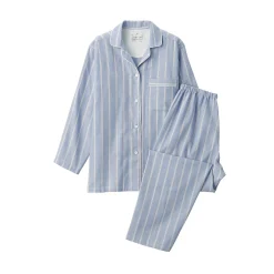 Pyjamas Et Vêtements D'Intérieur^Muji Ensemble pyjama à manches longues en gaze double pour femme