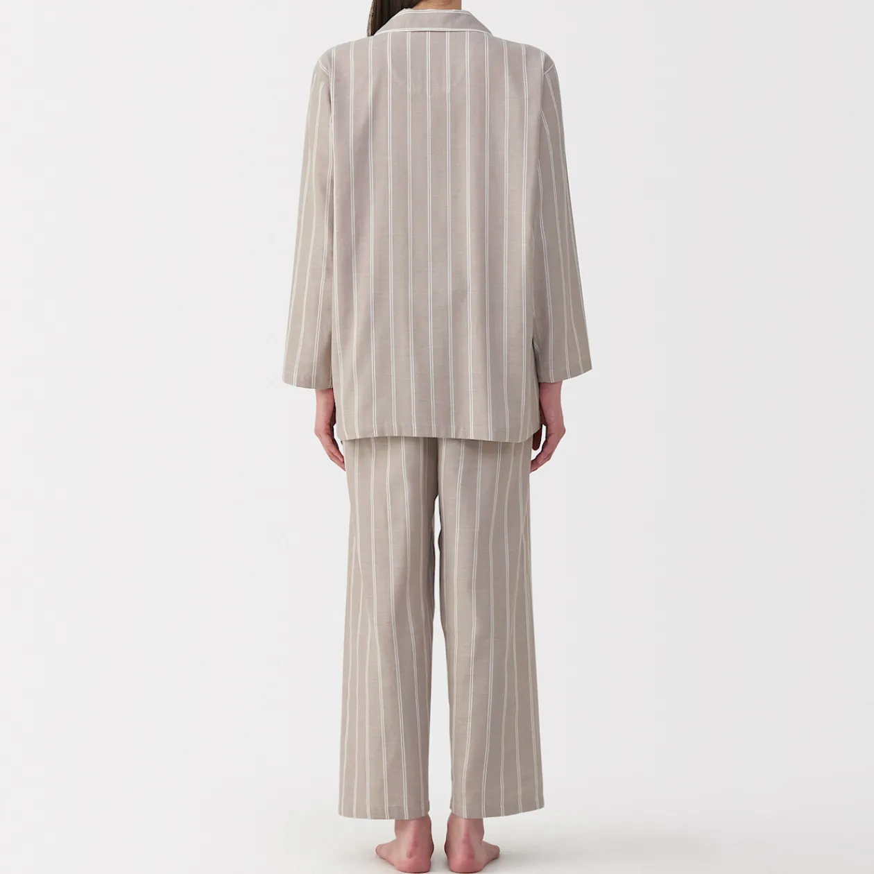 Pyjamas Et Vêtements D'Intérieur^Muji Ensemble pyjama à manches longues en gaze double pour femme