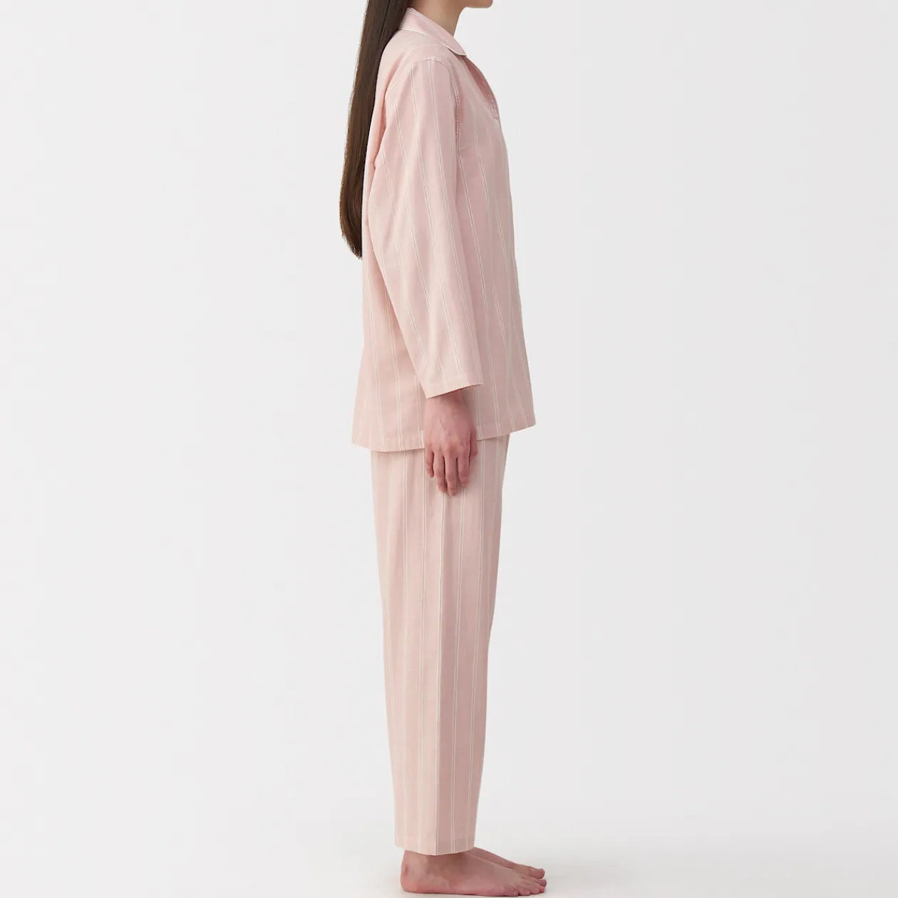Pyjamas Et Vêtements D'Intérieur^Muji Ensemble pyjama à manches longues en gaze double pour femme