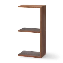Étagères Modulables En Bois^Muji Etagère additionnelle en noyer ‐ 2 niveaux (Dont Eco‐part. 0,82 €)