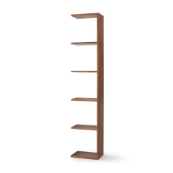 Étagères Modulables En Bois^Muji Etagère additionnelle en noyer ‐ 5 niveaux (Dont Eco‐part. 1,80 €)