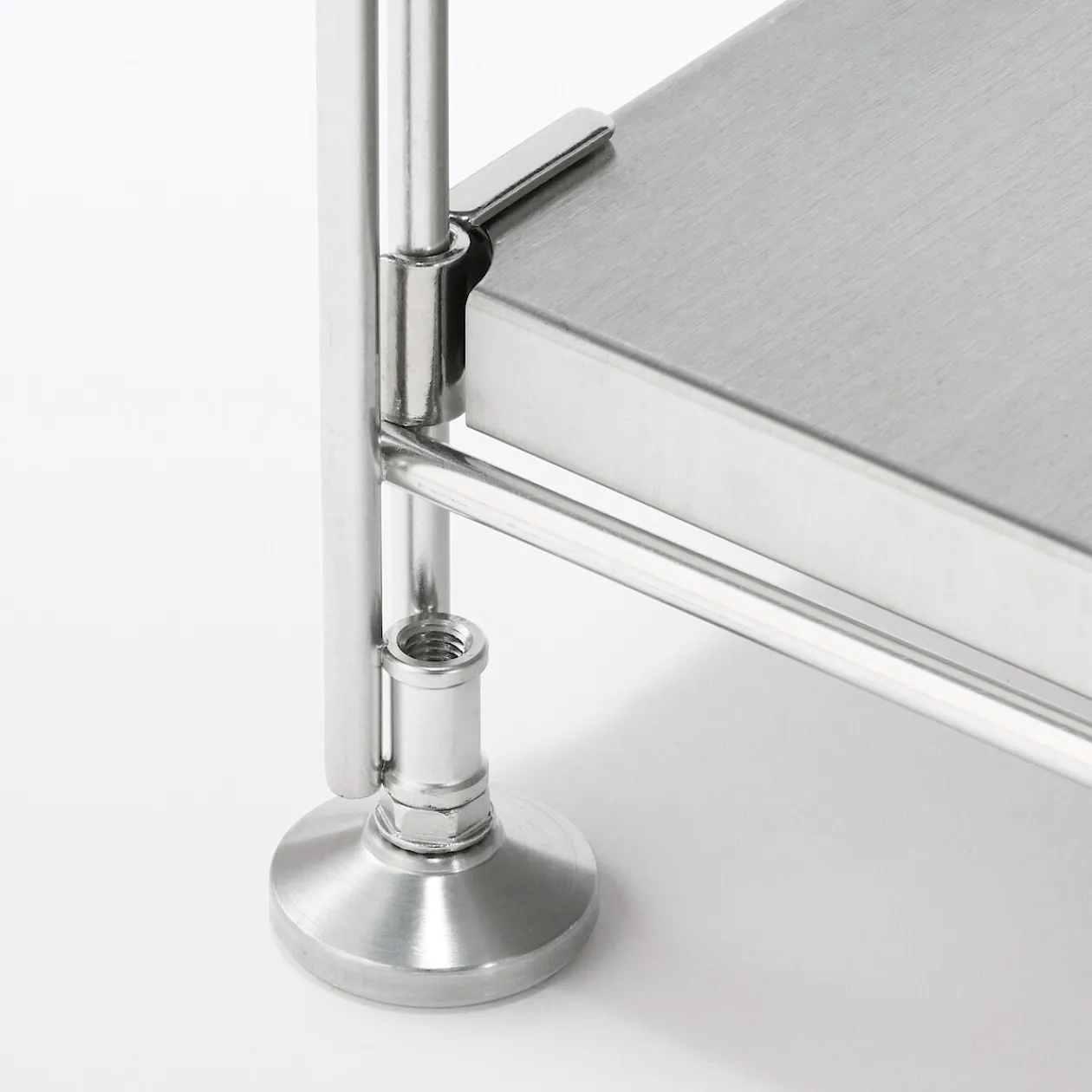 Étagères En Pin Et En Acier^Muji Etagère en acier inoxydable large ‐ 4 niveaux (Dont Eco‐part. 0,82 €)