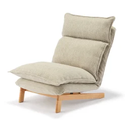 Canapés Et Repose-Pieds^Muji Fauteuil inclinable à dossier haut – Beige