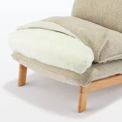 Canapés Et Repose-Pieds^Muji Fauteuil inclinable à dossier haut – Beige