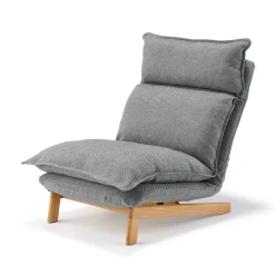 Canapés Et Repose-Pieds^Muji Fauteuil inclinable à dossier haut – Gris