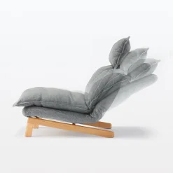 Canapés Et Repose-Pieds^Muji Fauteuil inclinable à dossier haut – Gris