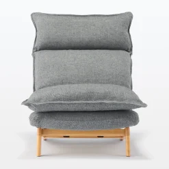 Canapés Et Repose-Pieds^Muji Fauteuil inclinable à dossier haut – Gris
