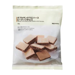 Chocolat Et Bonbons^Muji Gaufrettes parfum chocolat aux éclats de cacahuètes
