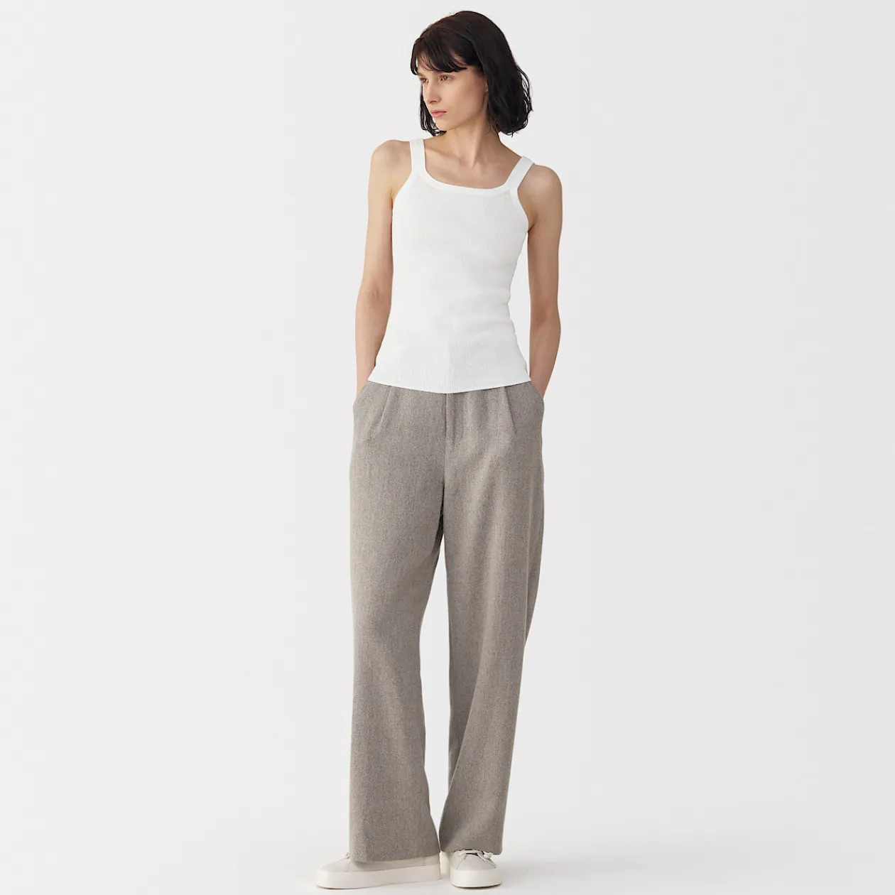 Pulls Et Cardigans|Hauts Et T‐Shirts^Muji Gilet en coton à côtes torsadées pour femme