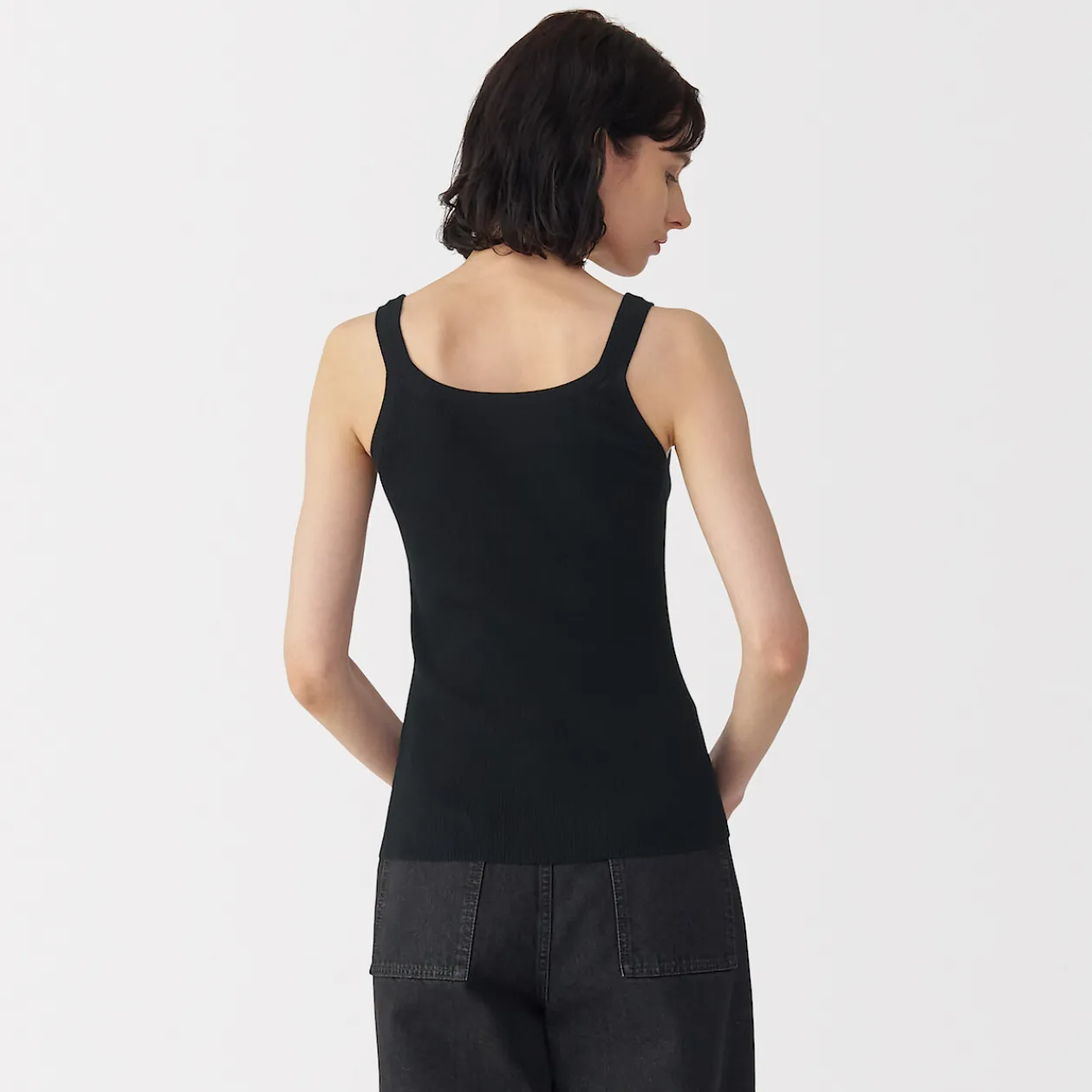 Pulls Et Cardigans|Hauts Et T‐Shirts^Muji Gilet en coton à côtes torsadées pour femme