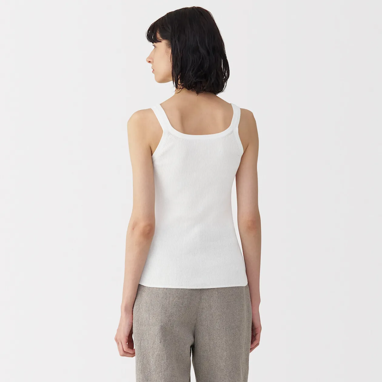Pulls Et Cardigans|Hauts Et T‐Shirts^Muji Gilet en coton à côtes torsadées pour femme