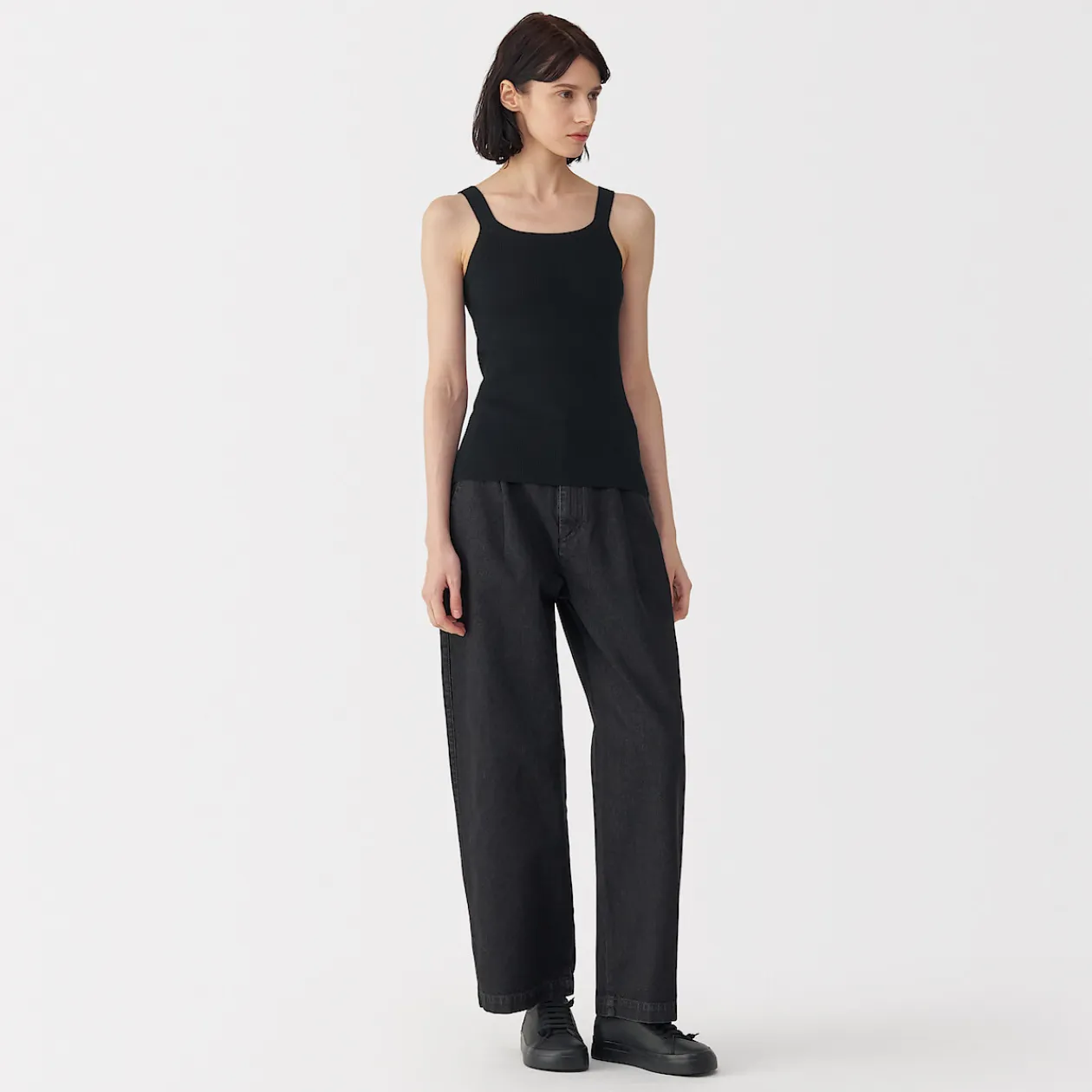 Pulls Et Cardigans|Hauts Et T‐Shirts^Muji Gilet en coton à côtes torsadées pour femme