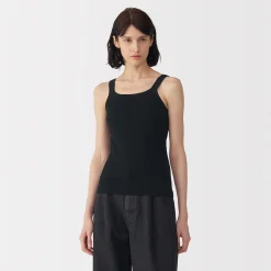 Pulls Et Cardigans|Hauts Et T‐Shirts^Muji Gilet en coton à côtes torsadées pour femme