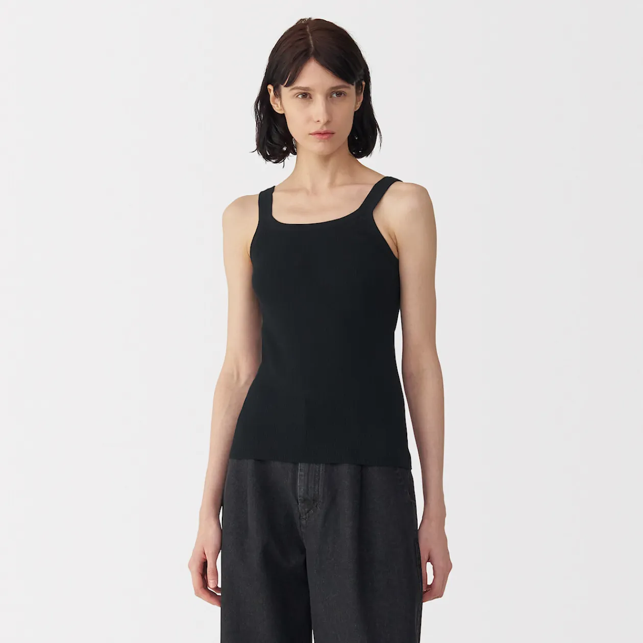 Pulls Et Cardigans|Hauts Et T‐Shirts^Muji Gilet en coton à côtes torsadées pour femme