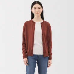 Pulls Et Cardigans^Muji Gilet en Laine à Maille Fine Femme
