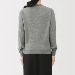 Pulls Et Cardigans^Muji Gilet en Laine à Maille Fine Femme