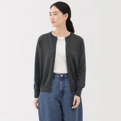 Pulls Et Cardigans^Muji Gilet en Laine à Maille Fine Femme