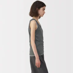 Hauts Et T‐Shirts^Muji Gilet en lin et coton pour femme
