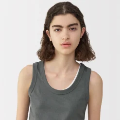 Hauts Et T‐Shirts^Muji Gilet en lin et coton pour femme