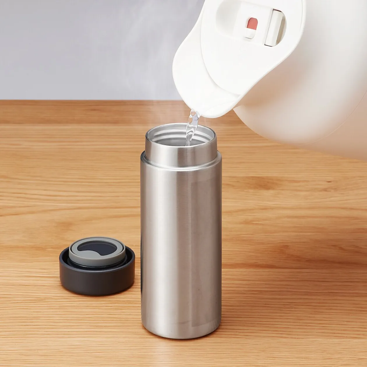 Rangements Et Conteneurs^Muji Gourde isotherme en acier inoxydable ‐ 200 ml