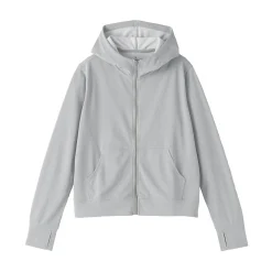 Hoodies Et Sweatshirts^Muji Haut à capuche et fermeture éclair Quick Dry pour femme