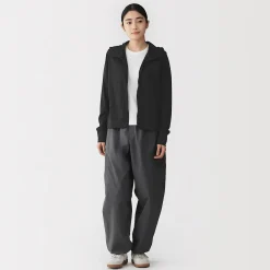 Hoodies Et Sweatshirts^Muji Haut à capuche et fermeture éclair Quick Dry pour femme