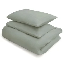Draps De Lit^Muji Housse de couette en coton délavé ‐ 150 x 210 cm