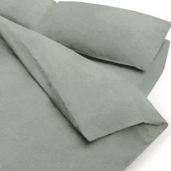 Draps De Lit^Muji Housse de couette en coton délavé ‐ 210 x 210 cm