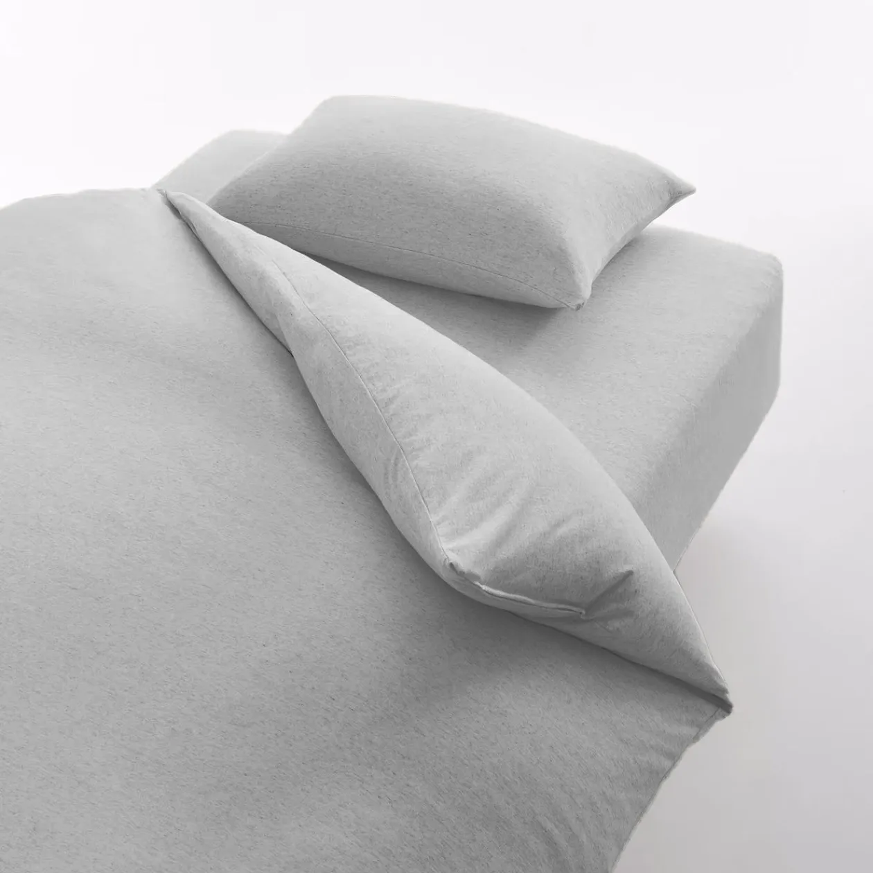 Draps De Lit^Muji Housse de couette en jersey de coton ‐ 150 x 210 cm